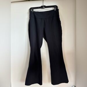 Lands' End Women's Classic Black Flare Leggings